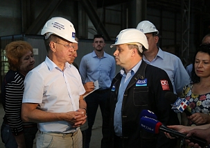 Глава региона Александр Жилкин проинспектировал развитие особой экономической зоны «Лотос»  и посетил резидентов.