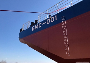 На судоверфи «Лотос» спустили на воду судно проекта 7514 раньше контрактных сроков
