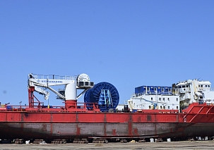 Завод «Лотос» завершил  ремонт сухогруза и кабелеукладчика  в кратчайшие сроки